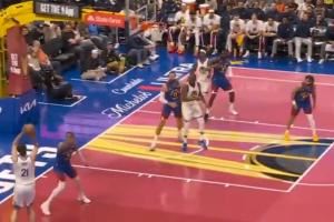 绿间真太郎?!波斯特不沉球三分轰进 勇士次节10-0打停掘金